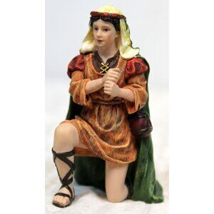 The San Francisco Music Box Shepherd Boy Figurine Divinity Nativity Michael Adam